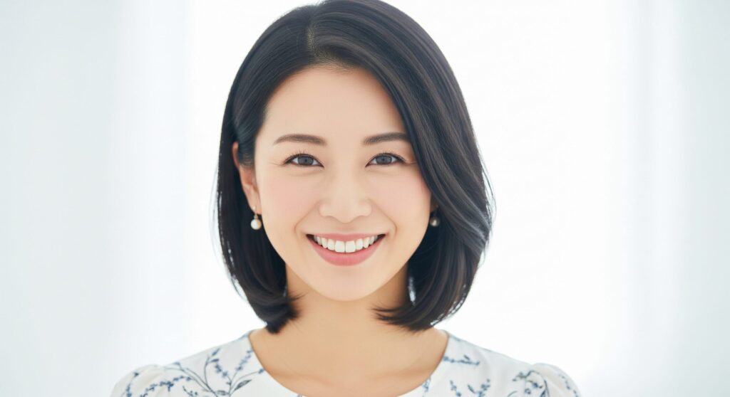 サロニアの電気ブラシは「効果ない」のではなく、正しい使い方で効果が出ると理解し、自信に満ちた表情の女性。