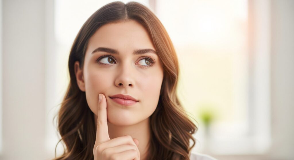 esth kouka nai faq 「esth 効果 ない」と感じる前のよくある質問について、疑問を持つ女性の画像