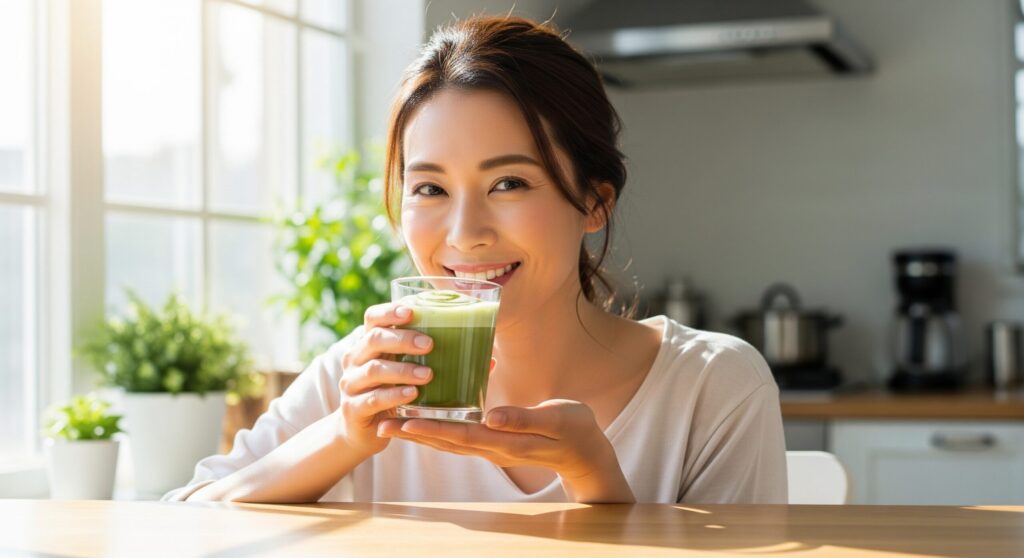 wakonaru beauty good reviews 2 「ワコナルビューティーは効果ない」は嘘だと示す、満足して愛飲している女性の良い口コミ画像。